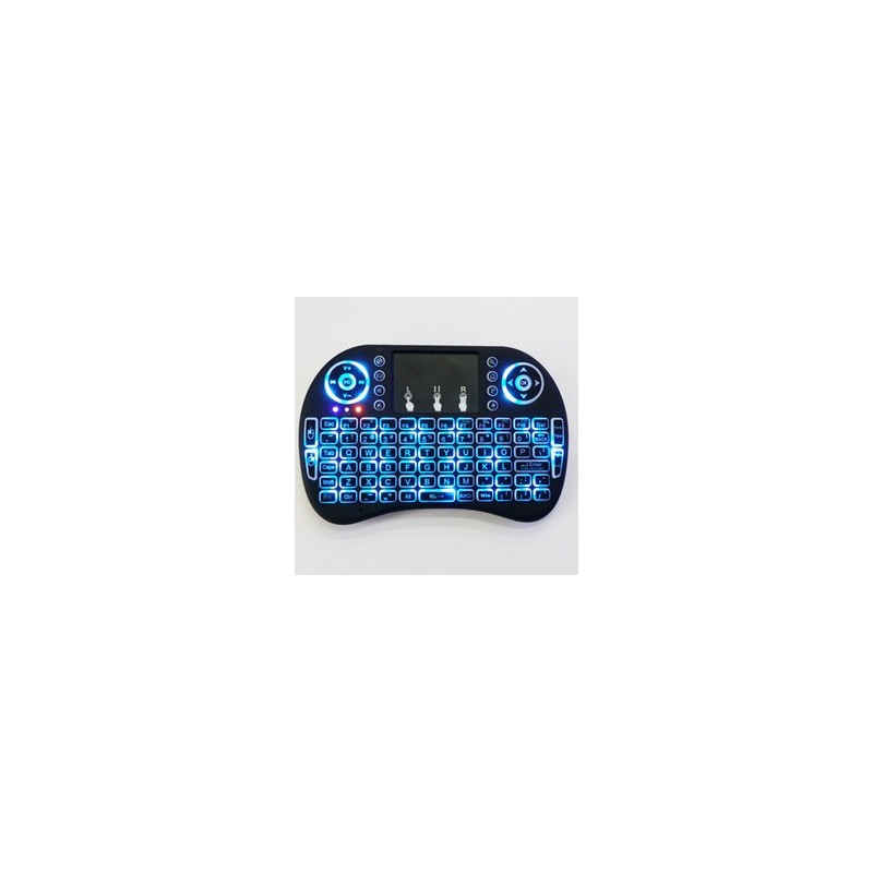 Mediacenter keyboard draadloos - Zwart - mini i8+ - QWERTY Mediacenter keyboard draadloos - Zwart - mini i8+ - QWERTY