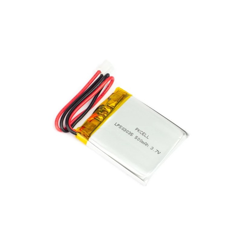 Pico LiPo Battery Pack 500mAh - BAT0003
