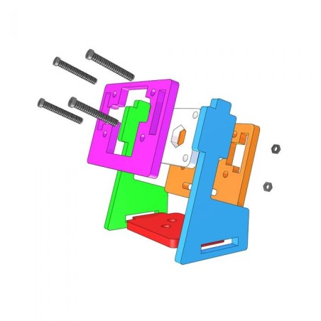 Acrylic case voor de Raspberry Pi Camera - Arducam
