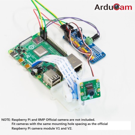 Arducam Pan Tilt Platform voor de Raspberry Pi camera