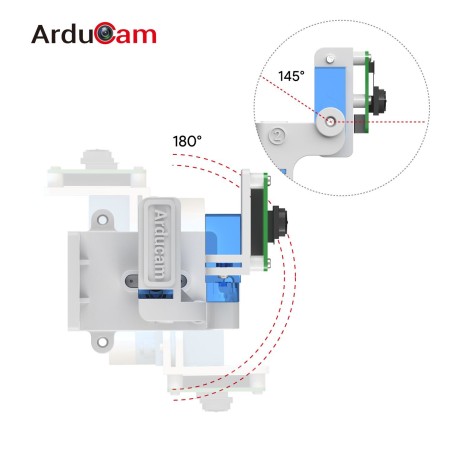 Arducam Pan Tilt Platform voor de Raspberry Pi camera