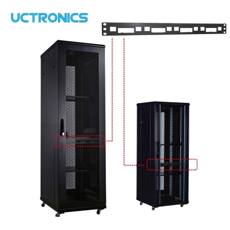 UCTRONICS 1U Rack, 19" Rackmount voor 1-4 pi's