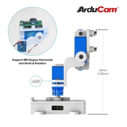 Arducam upgraded Camera Pan Tilt Platform for the Raspberry Pi