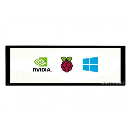 7,9 inch capacitive touchscreen LCD display, 400x1280, HDMI, IPS (WS-17916)