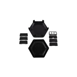 CBHEX1-PI4-BK - HEX-BOX RASPBERRY PI 4 READY ENCLOSURE, BLACK