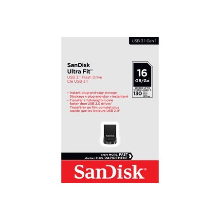 SanDisk Ultra Fit USB-stick USB3.1 130 MB/s