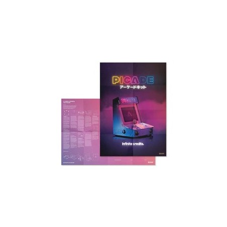 Picade arcadekast - 10-inch display en PICO-8 software