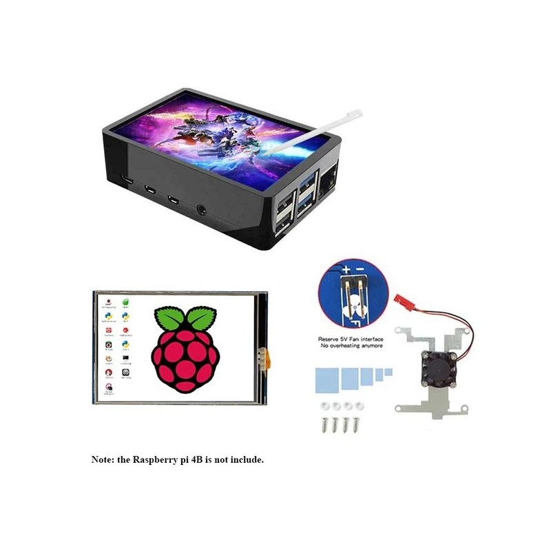 3,5" display with housing, fan and stylus 3,5" display with housing, fan and stylus