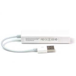 USB-hub met netwerkconnector (3-poorts, 100 Mbps)