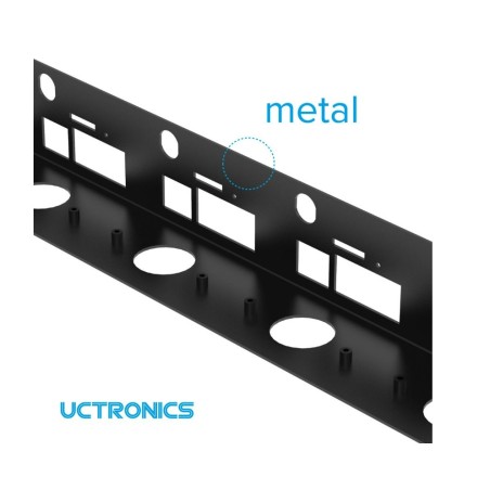 19" rack voor 6 stuks Raspberry Pi - inclusief PoE HAT, Power switch en SD-adapter - U6166 - UCTRONICS
