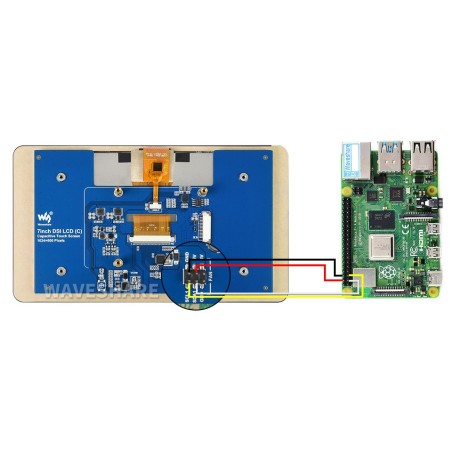 Waveshare TFT beeldscherm 7 inch touch display (WS-20429)