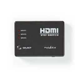 HDMI-switch - 3x HDMI in - 1 x HDMI uit