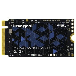 1TB Integral M.2 SSD, NVMe 1.3 PCIe, 22x42mm, Gen 3x4