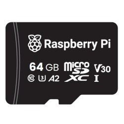 micro SD kaart 64Gb van Raspberry Pi - Inclusief Raspberry Pi OS met desktop Pre-installed
