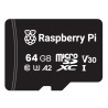 micro SD kaart 64Gb van Raspberry Pi - Inclusief Raspberry Pi OS met desktop Pre-installed