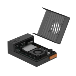 Argon Poly+ 5 met on-board THRML heatsink + ventilator (zwart)