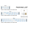 Set van 3 PCIe kabels [3cm 5cm 8cm], voor Raspberry Pi 5