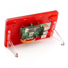 Pibow Frame voor de Raspberry Pi Touch Display 2 – Rood - PIM756