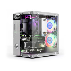 Pironman 5 - NVMe M.2 SSD PCIe - mini PC case voor Raspberry Pi 5