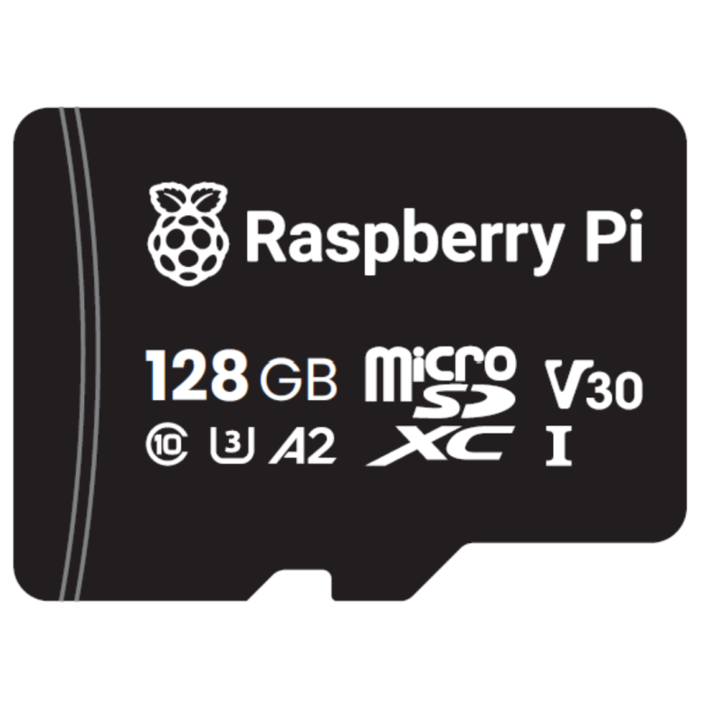 micro SD kaart 128Gb van Raspberry Pi - Raspberry Pi OS met desktop Pre-installed