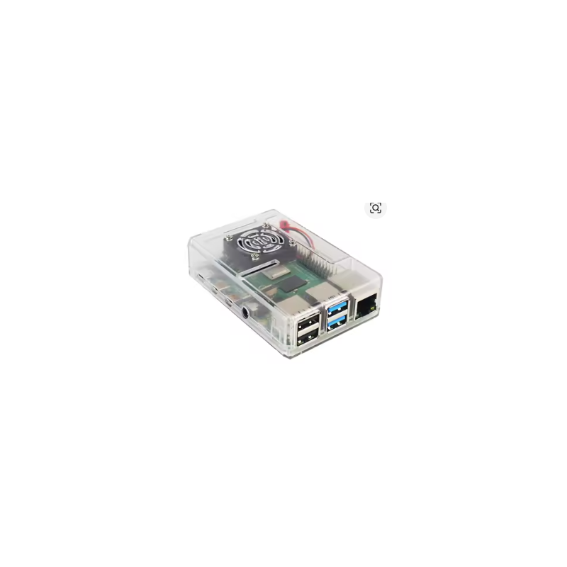 Transparante behuizing voor Raspberry Pi 4