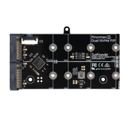 Pironman 5-MAX - Dual NVMe M.2 SSD PCIe - mini PC case voor Raspberry Pi 5