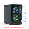 Pironman 5-MAX - Dual NVMe M.2 SSD PCIe - mini PC case voor Raspberry Pi 5
