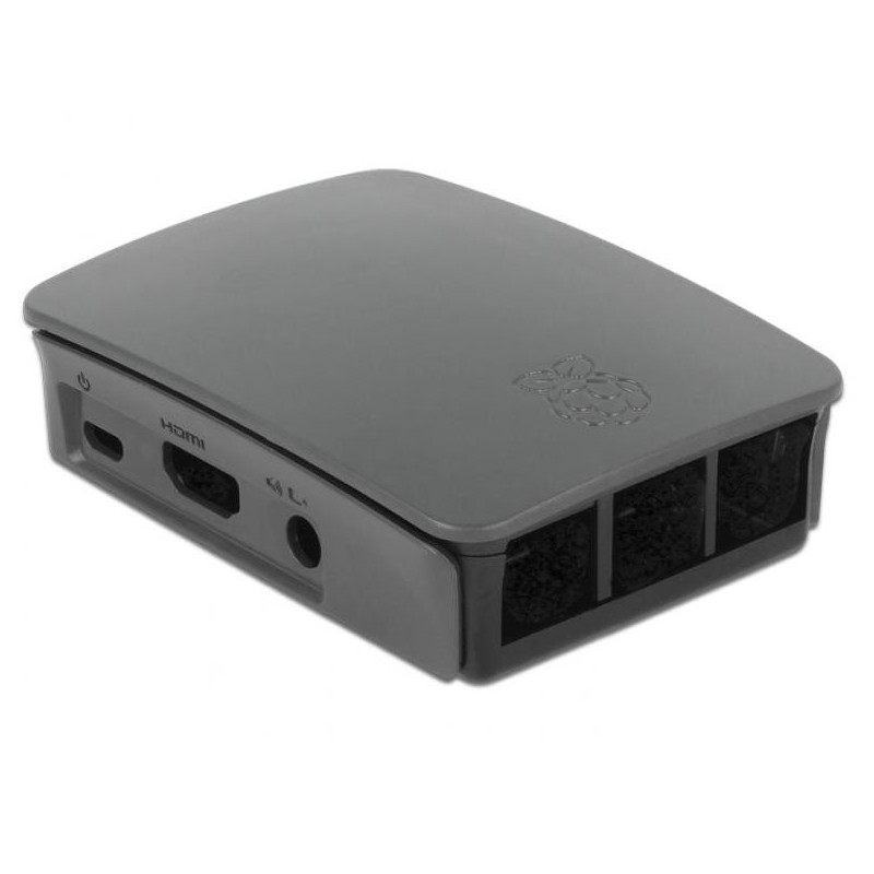 Official Raspberry Pi 3/3B+ case - Black-Grey Official Raspberry Pi 3/3B+ case - Black-Grey