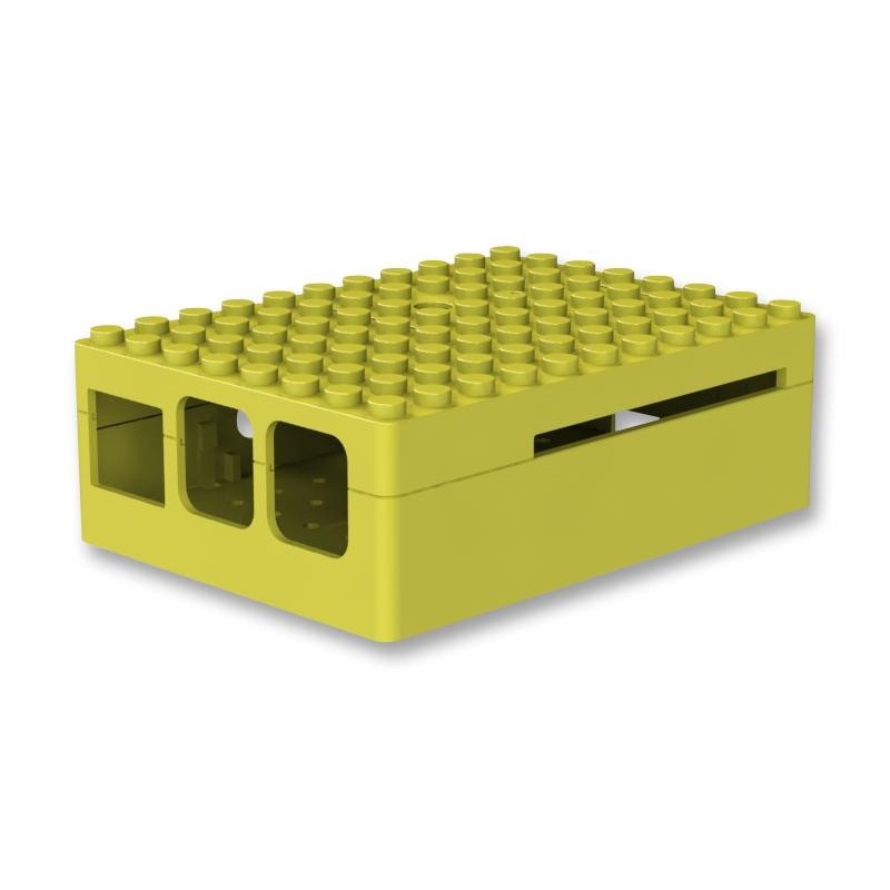 PiBlox behuizing geel PiBlox behuizing geel