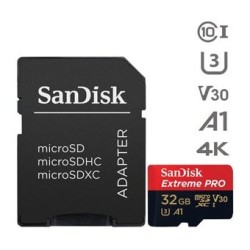 Sandisk 32 GB MicroSDHC Extreme PRO R100/W90 C10 U