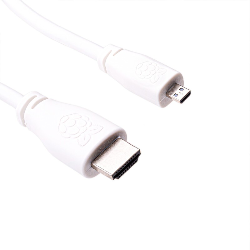 Official Micro-HDMI to Standaard HDMI 2.0 (A/M) (Compatible with 4K) (White, 1m) Official Micro-HDMI to Standaard HDMI 2.0 (A/M) (Compatible with 4K) (White, 1m)