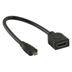 HDMI-Micro-HDMI zwart 1m