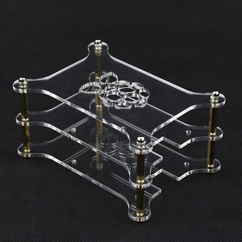Cluster case - clear - for 2 Raspberry Pis Cluster case - clear - for 2 Raspberry Pis