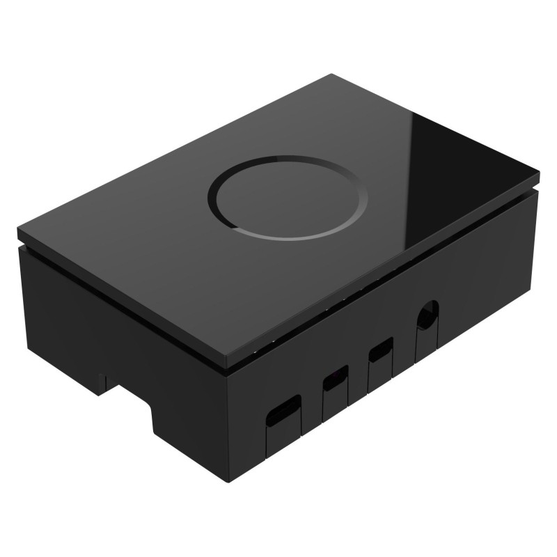Zwarte behuizing Pi4 - Multicomp pro Zwarte behuizing Pi4 - Multicomp pro