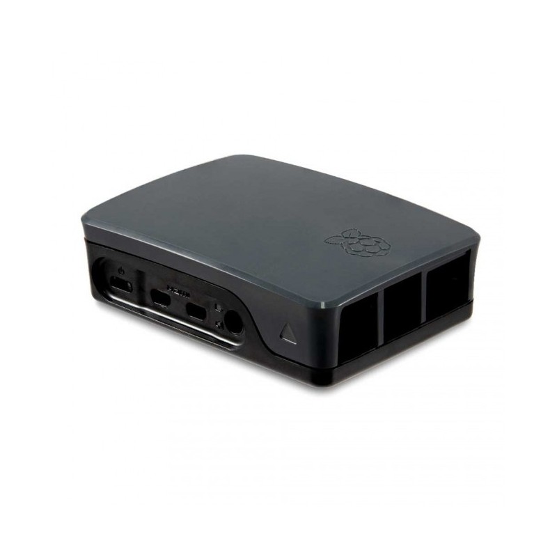 Officiele Raspberry Pi 4B behuizing - zwart-grijs Officiele Raspberry Pi 4B behuizing - zwart-grijs