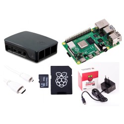 Raspberry Pi 4B - 1Gb - Zwart - Starter Pack (2019)