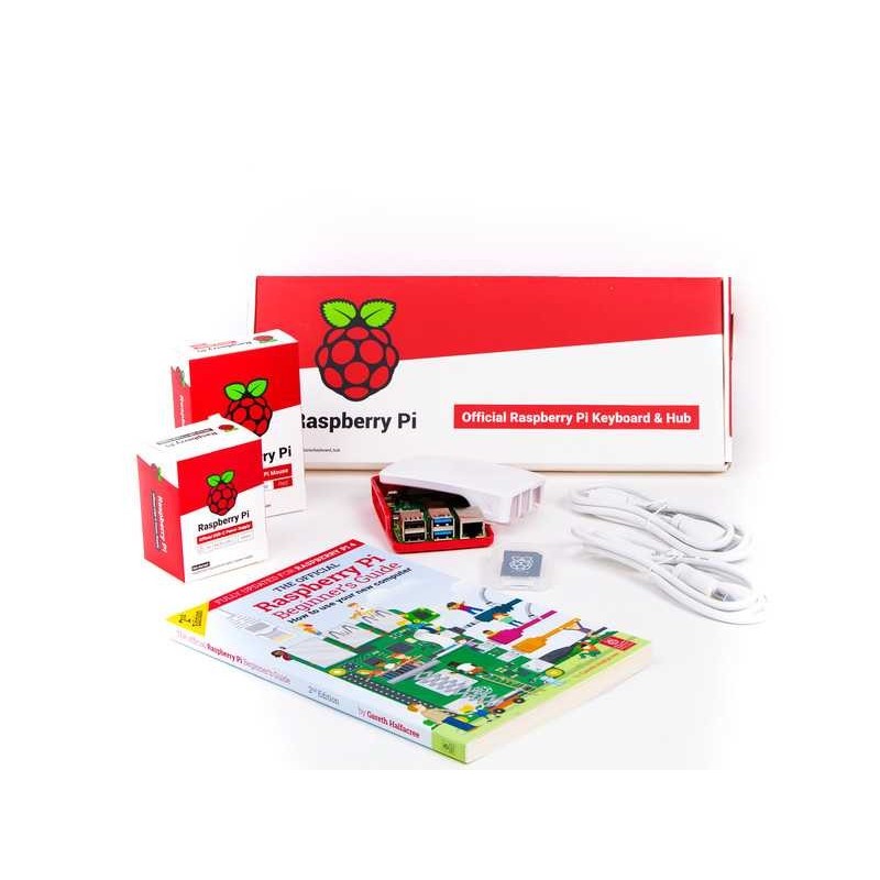 QWERTY - 4Gb - Desktop kit incl. Raspberry Pi 4B